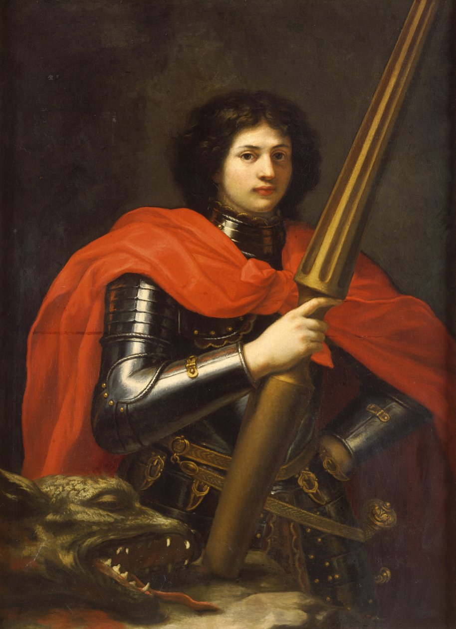 Aziz George (tuval üzerine yağlı boya) by Baldassare  Franceschini