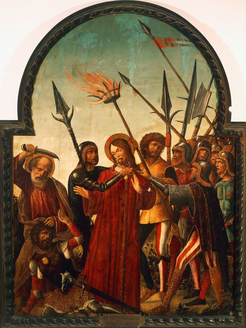 Baldassare di Matteo Carrari'nin İsa'yı Yakalaması (yaklaşık 1460-1520) by Baldassare di Matteo Carrari