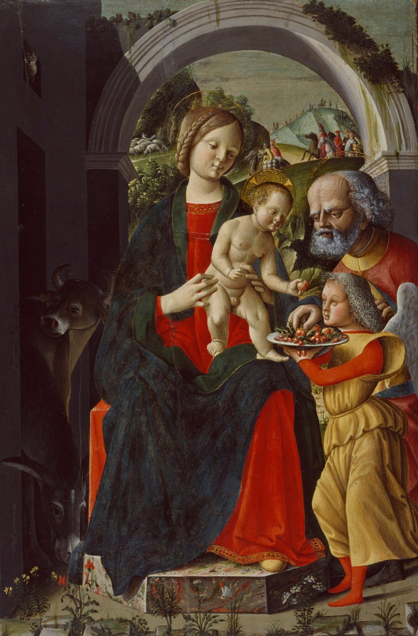 Melekli Kutsal Aile, c.1485 by Baldassare di Matteo Carrari
