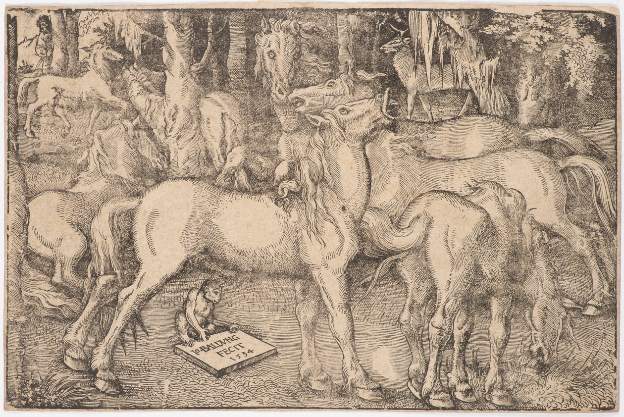 Yedi At Grubu, 1534. by Baldung