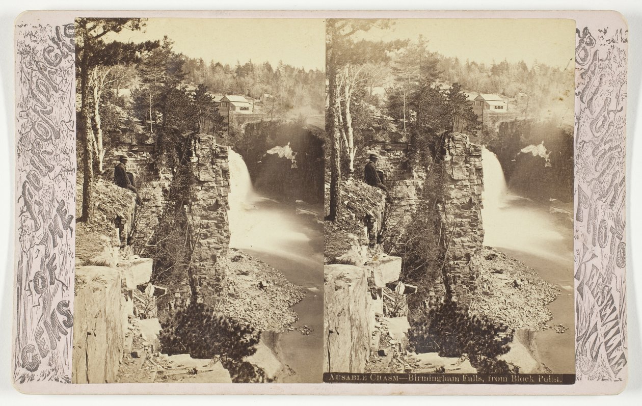 Ausable Chasm - Birmingham Falls, Block Point