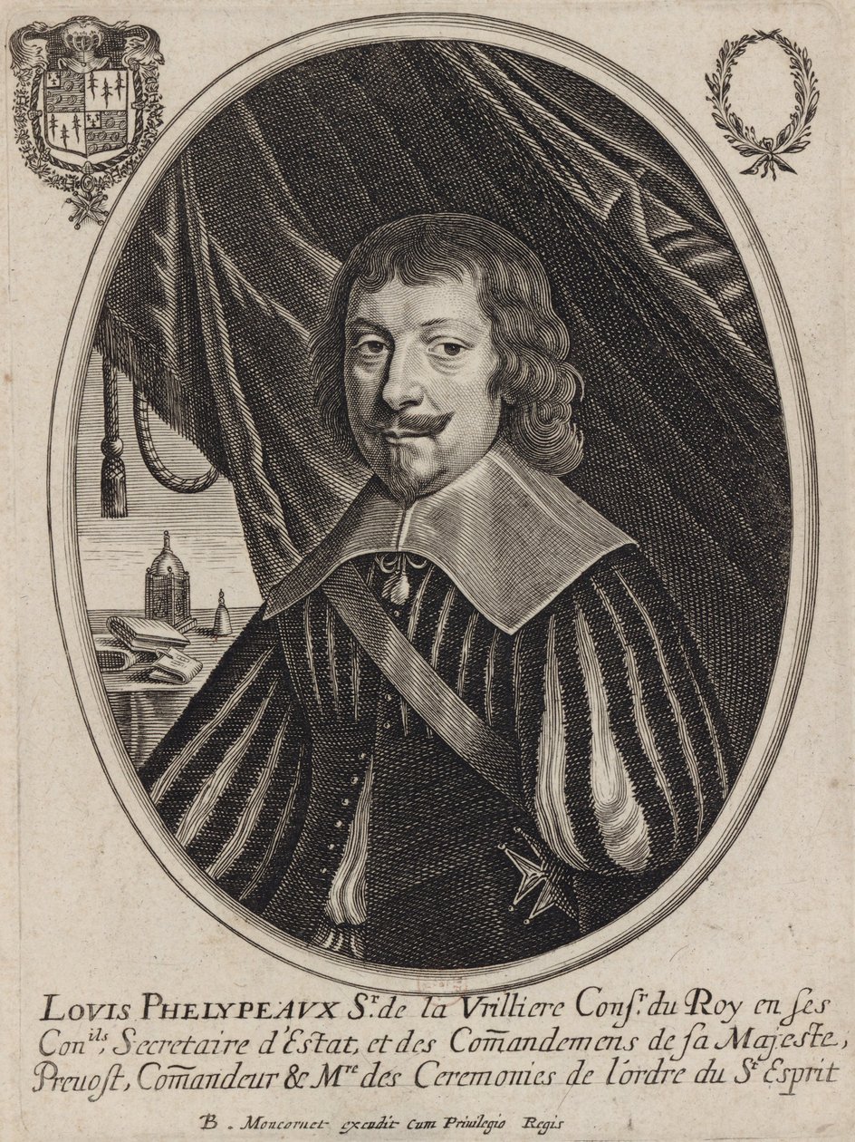 Louis Phélypeaux de La Vrilliere, Sözde Reform Dininden Sorumlu Devlet Bakanı by Balthazar Moncornet