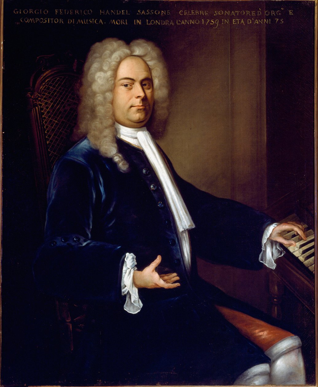 George Frederick Handel (Georg Friedrich Handel) by Balthasar (after) Denner