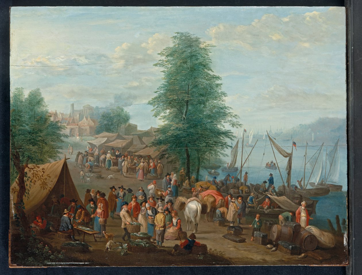 Balık Pazarı by Balthasar Beschey