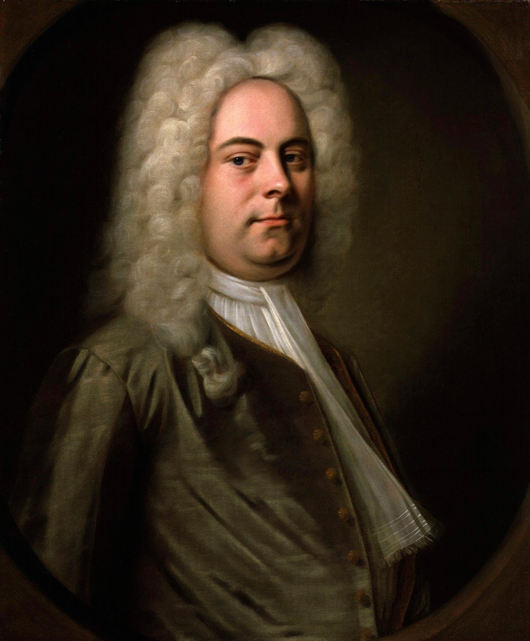 George Frideric Handel, Alman besteci, 1726-1728. by Balthasar Denner