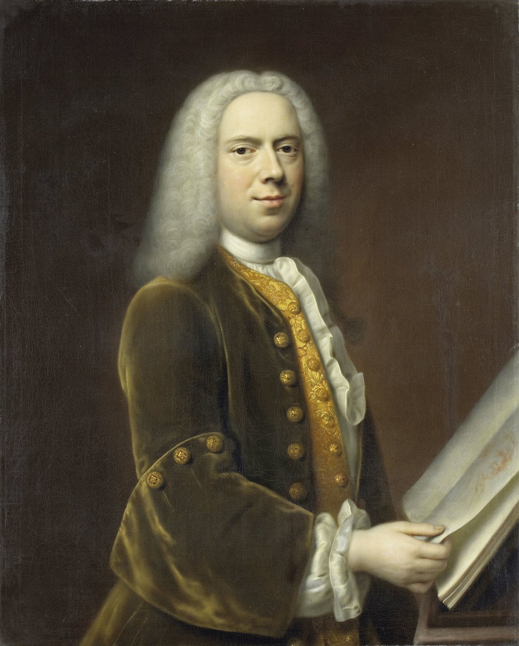 Bir Adamın Portresi, muhtemelen Cornelis Troost (1696-1750) by Balthasar Denner