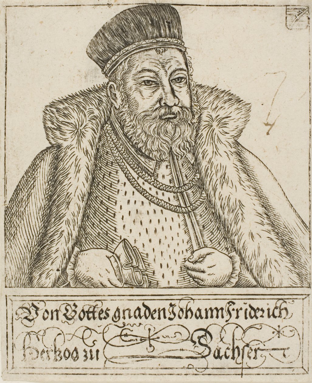 Johann Friedrich, Sakson Dükleri ve Seçmenlerinden by Balthasar Jenichen