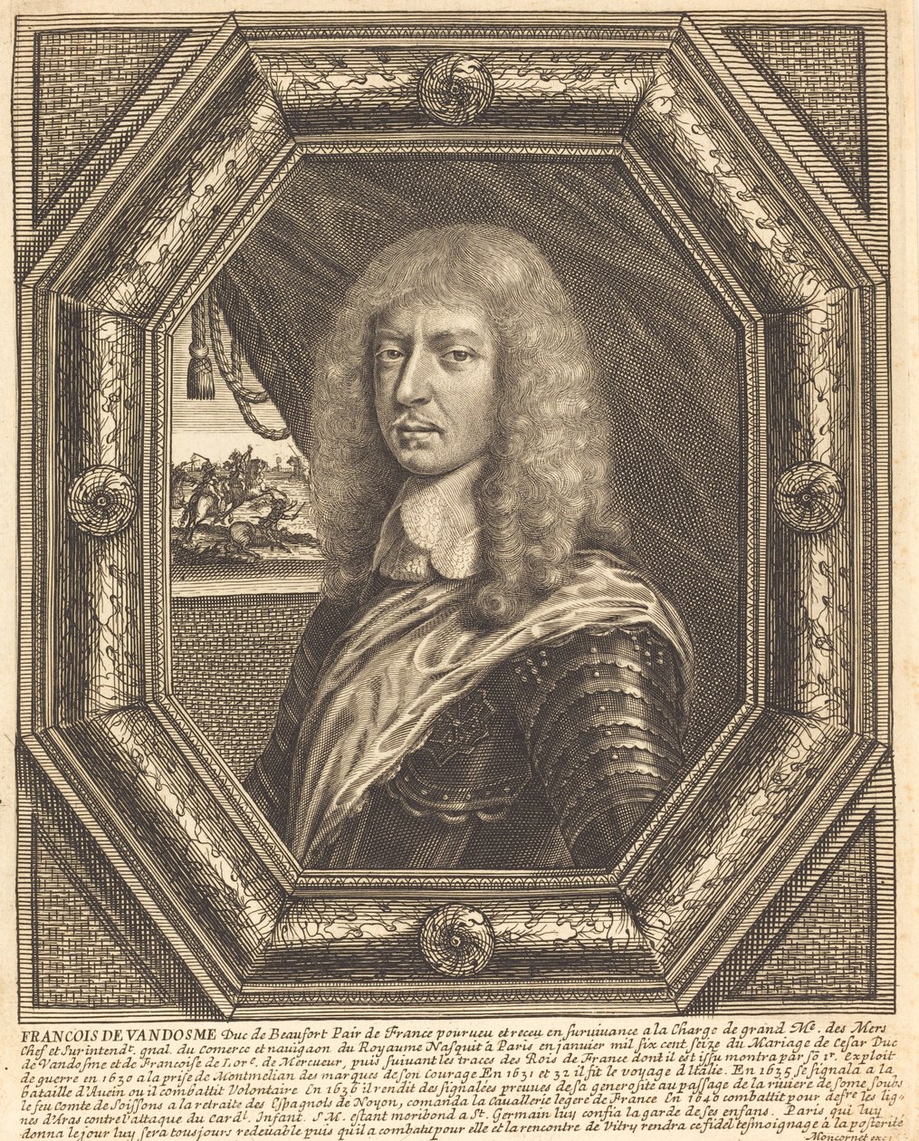 Francois de Vendome, Beaufort Dükü by Balthasar Moncornet