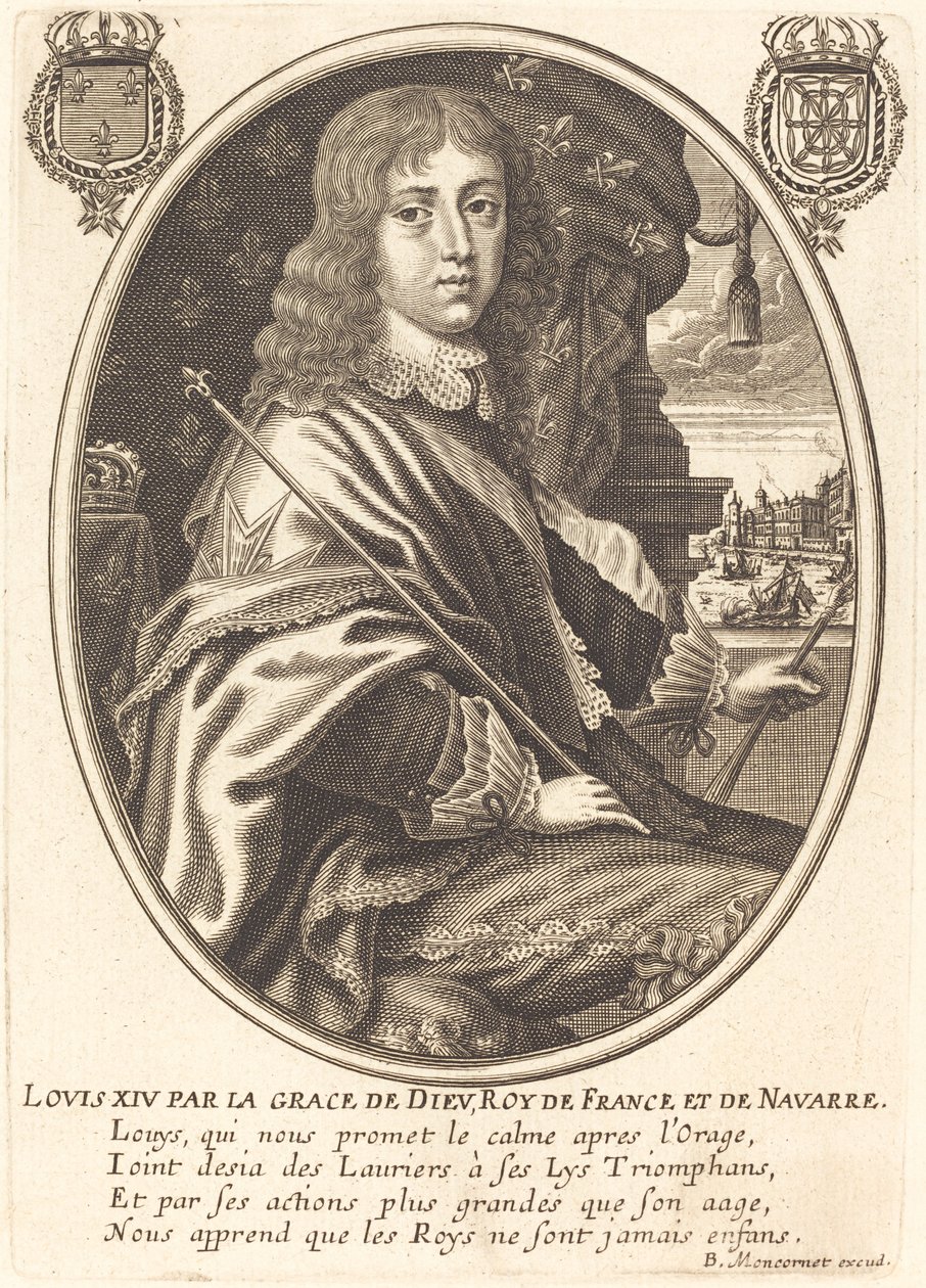 Louis XIV, Fransa Kralı by Balthasar Moncornet