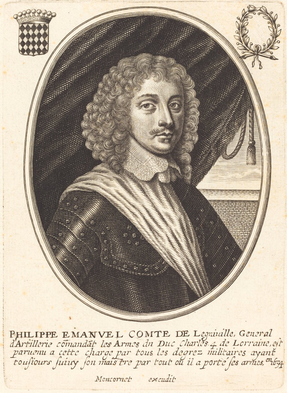 Philippe Emmanuel, Ligneville Kontu by Balthasar Moncornet
