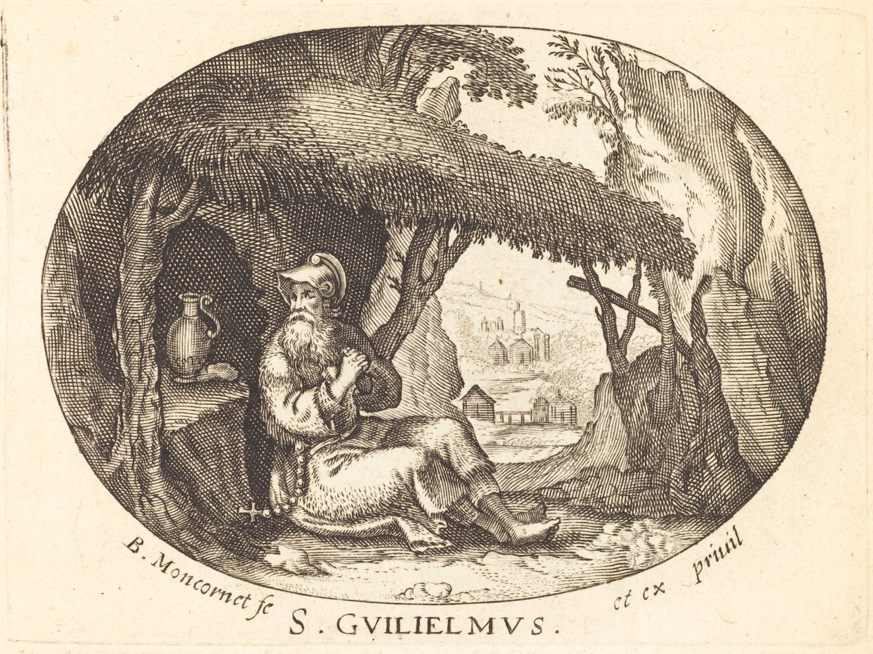 Aziz William Hermit by Balthasar Moncornet
