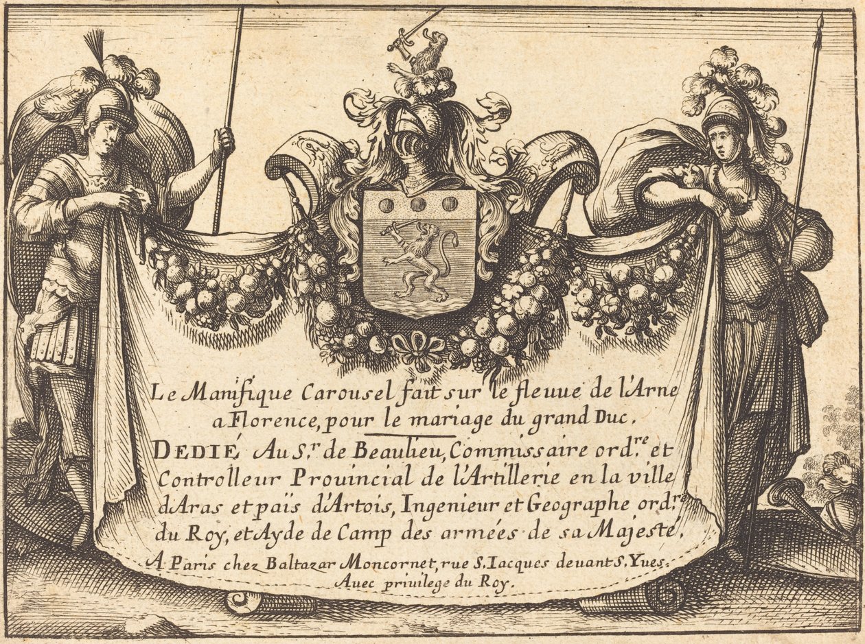 Baş sayfa by Balthasar Moncornet after Remigio Cantagallina