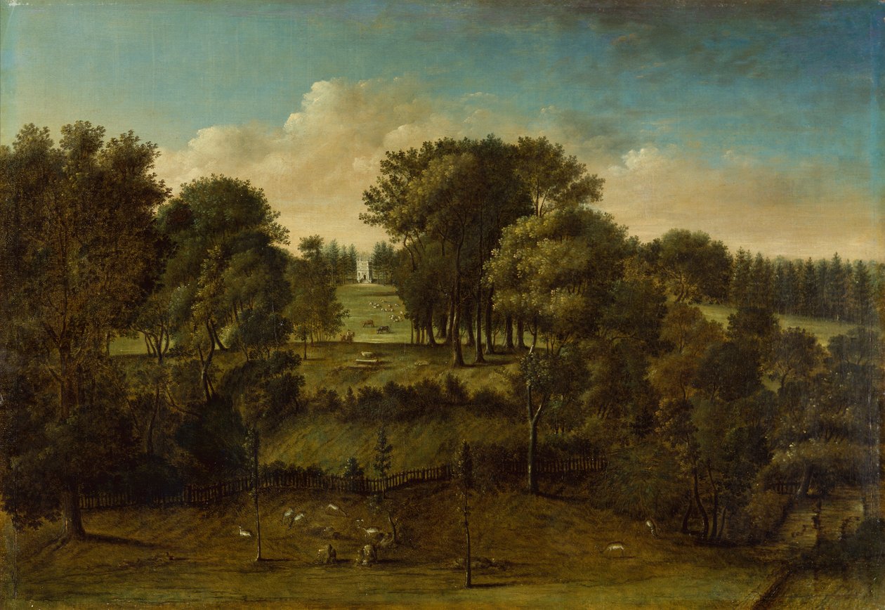 Studley Royal, Yorkshire (tuval üzerine yağlı boya) by Balthasar Nebot
