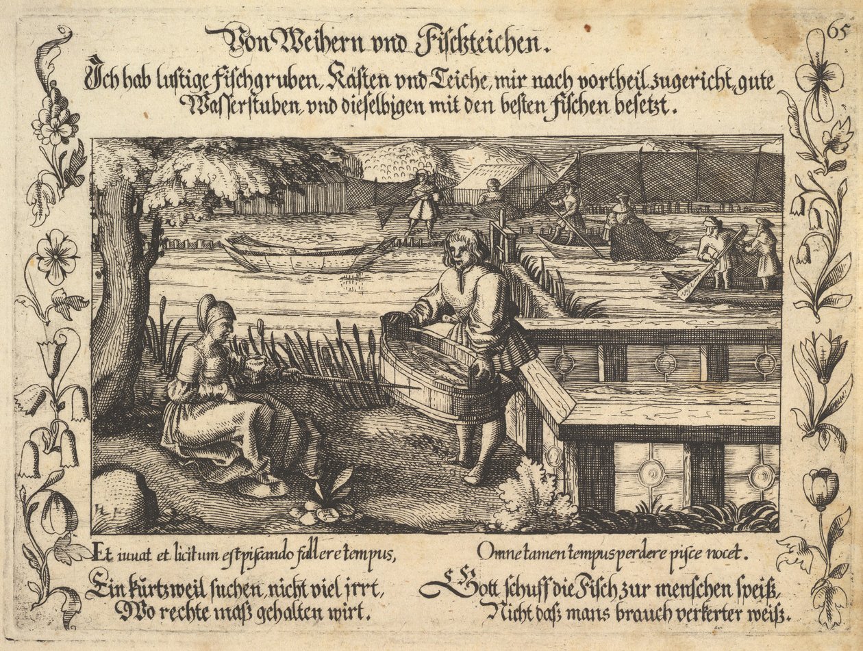 Havuzlar ve balık havuzları, Petrarch, Glück und Unglück Spiegel