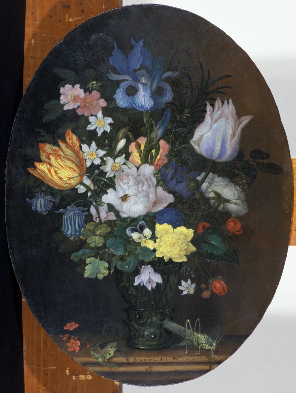Çiçeklerle natürmort, 1622 by Balthasar van der Ast