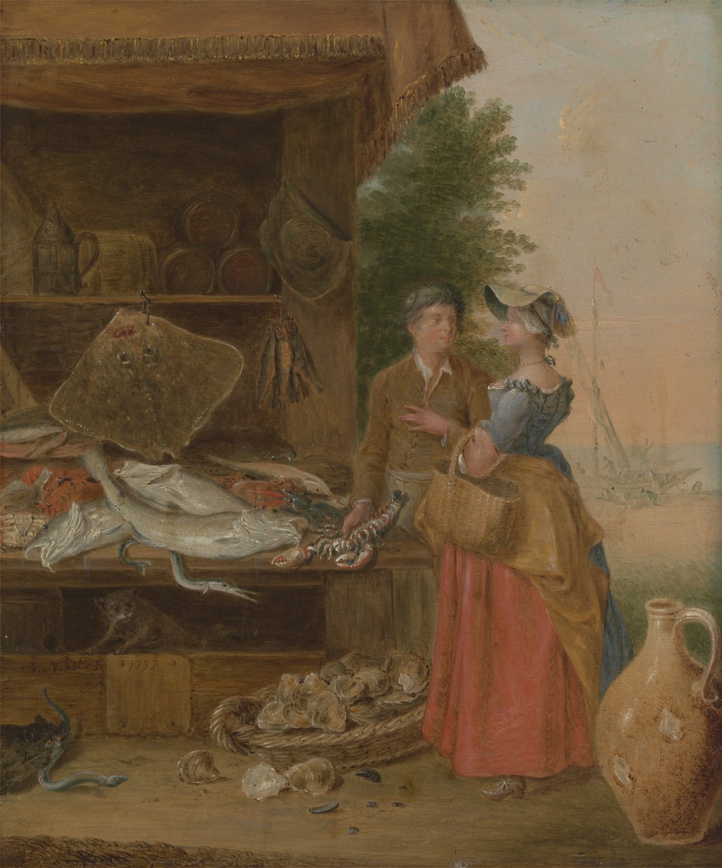 balıkçı tezgahı by Balthazar Nebot