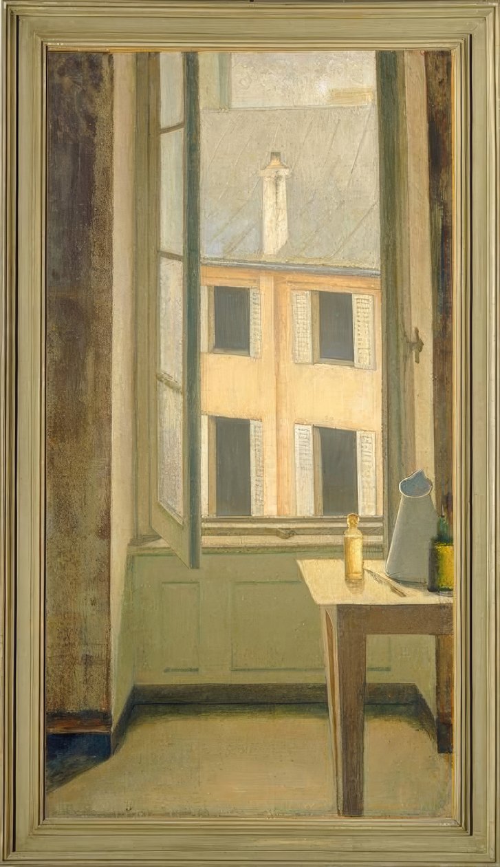 Pencere, Cour de Rohan by Balthus Klossowski de Rola
