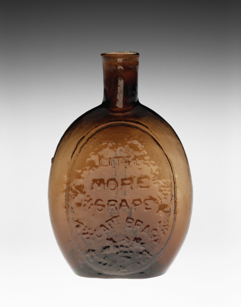 Figürlü Şişe, c. 1847 (kurşunsuz cam) by Baltimore Glass Works