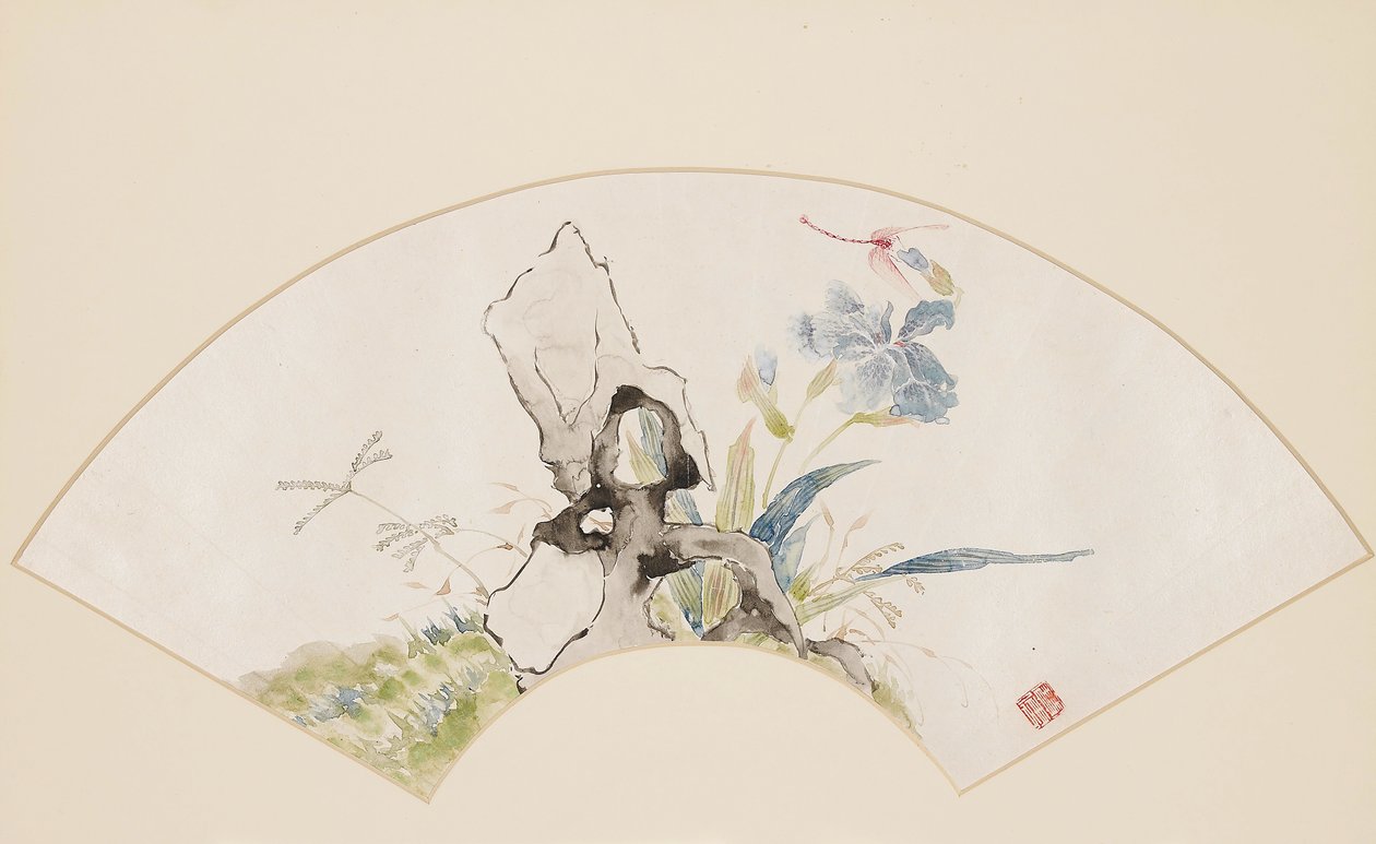 Zambak, kaya ve yusufçuk, 19. yüzyıl 1801-1900 by Baoru Liu