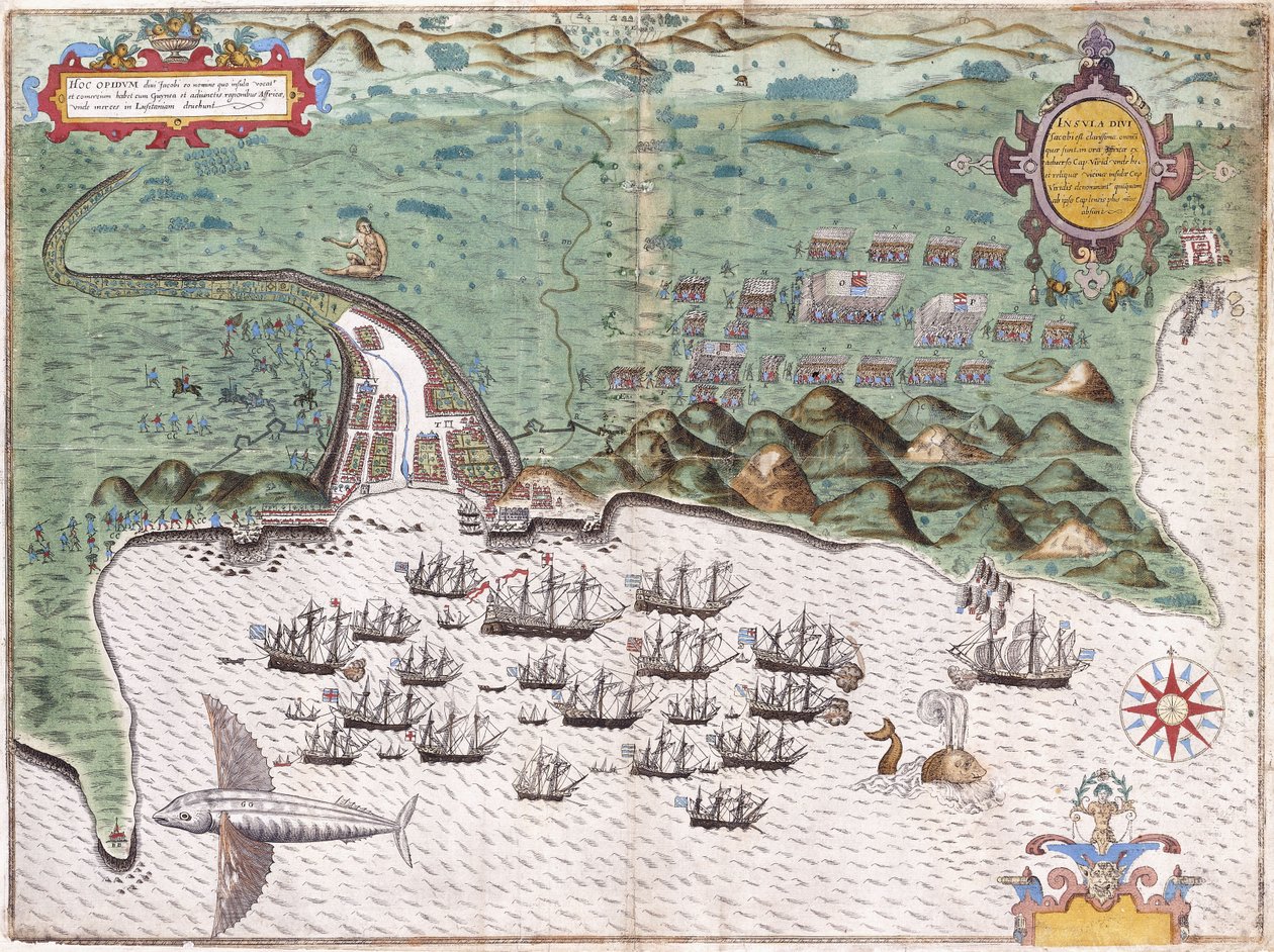 Santiago, Yeşil Burun Adaları, Sir Francis Drake
