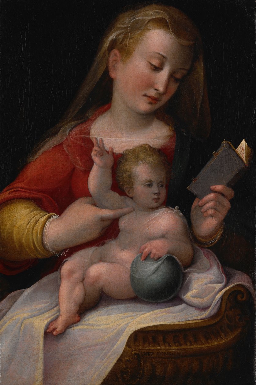 madonna ve çocuk by Barbara Longhi
