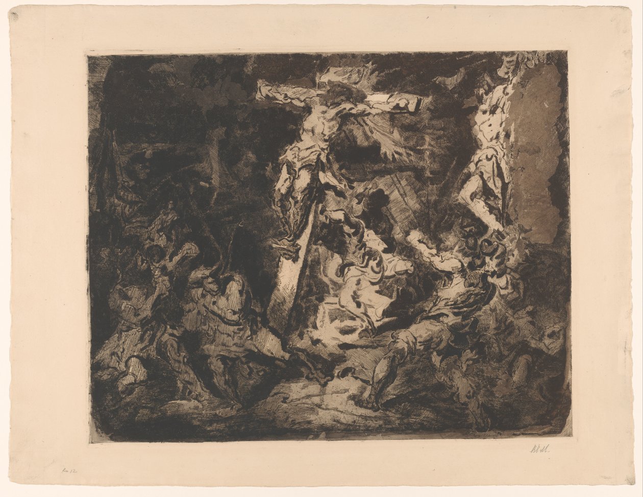 İsa çarmıhta by Barbara Elisabeth van Houten (signed by artist)