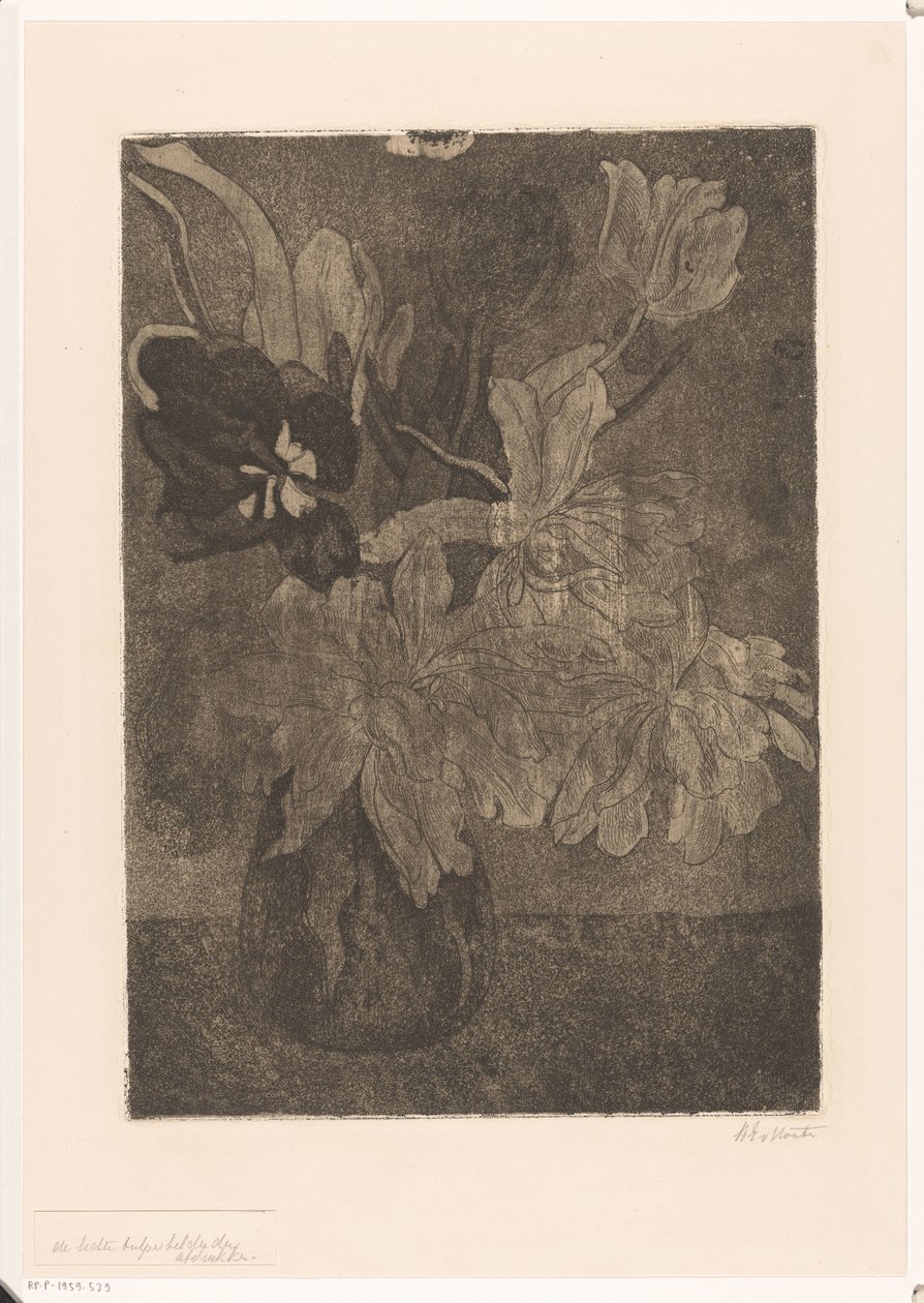Laleli vazo by Barbara Elisabeth van Houten (signed by artist)