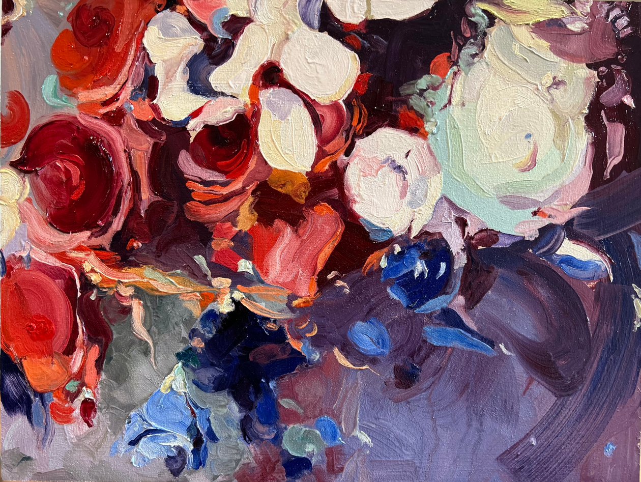 Boşa geçen gün yok, 2023 (tuval üzerine yağlıboya) by Barbara Hoogeweegen