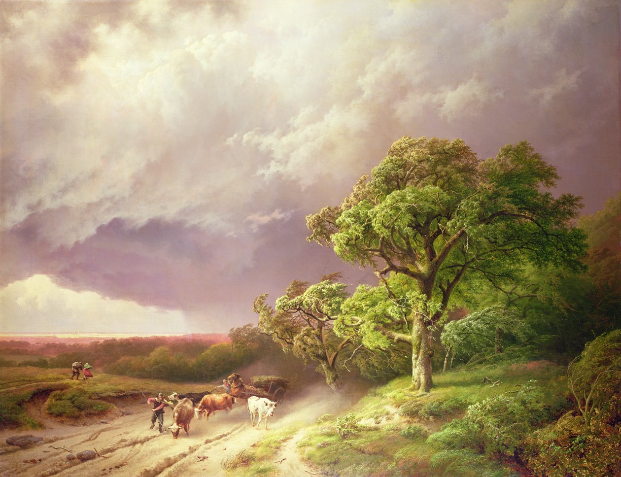 Yaklaşan Fırtına by Barend Cornelis Koekkoek
