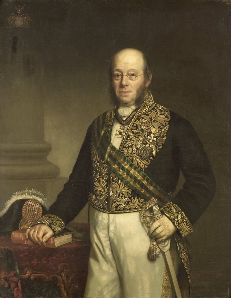 Ludolph Anne Jan Wilt Baron Sloet van de Beele (1806-90). Genel Vali (1861-1866) by Barend Leonardus Hendriks