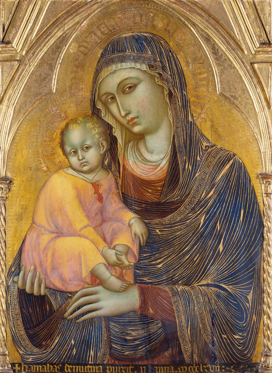 madonna ve çocuk by Barnaba da Modena