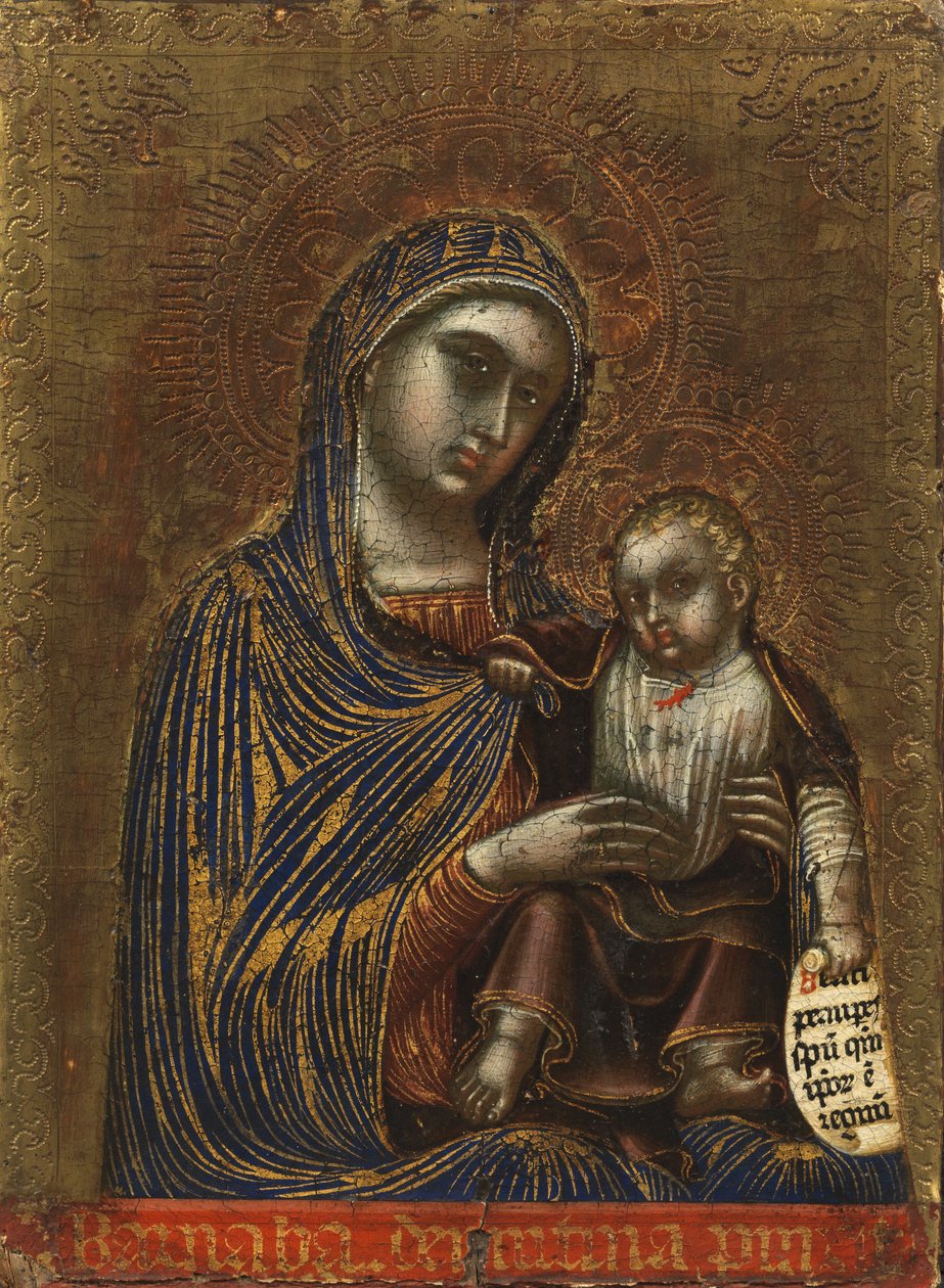 Bakire ve Çocuk, c.1365-70 by Barnaba da Modena