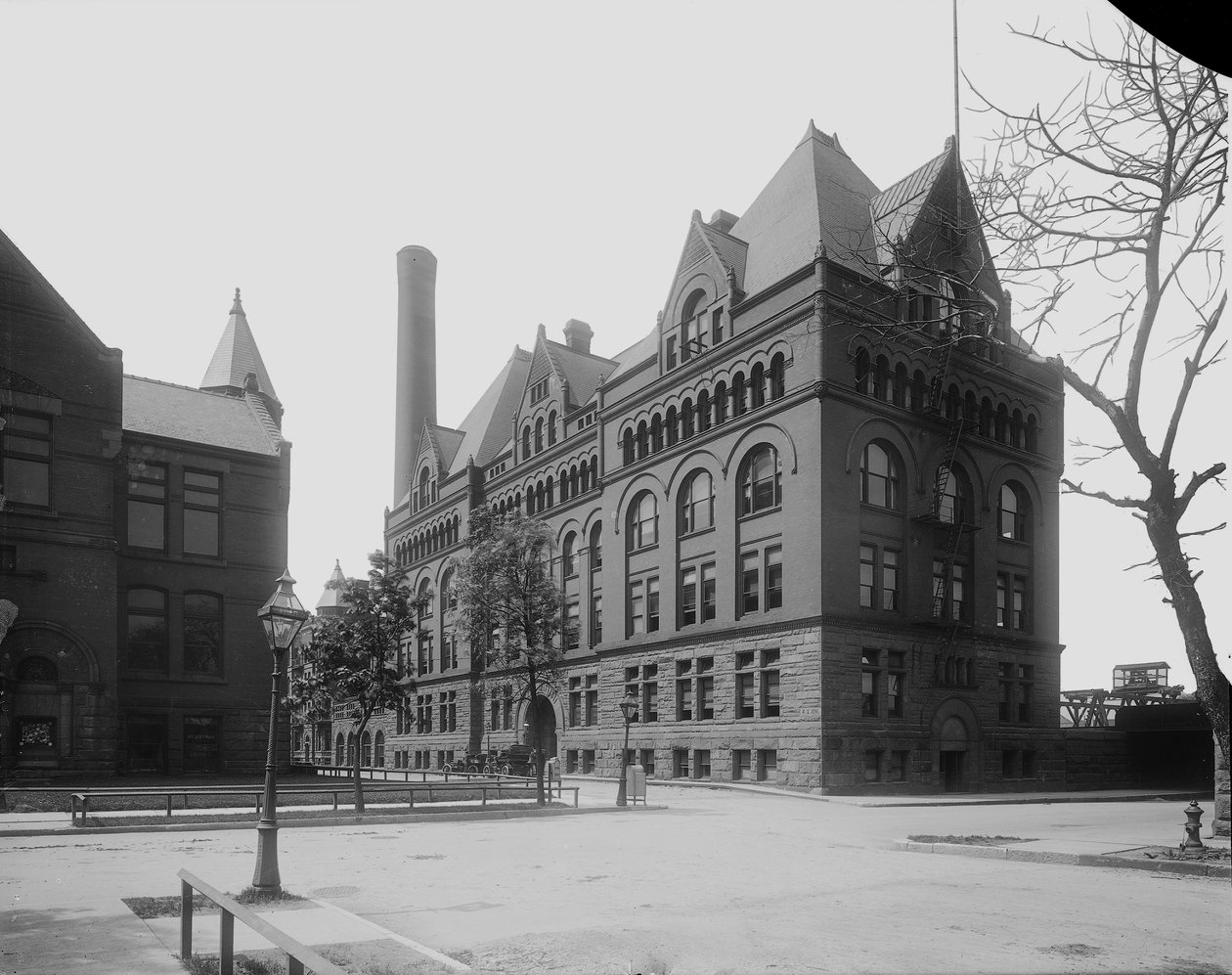 Zırh Enstitüsü, Chicago, Illinois, ABD, 1892 dolayları (s/b fotoğraf) by Barnes and Crosby