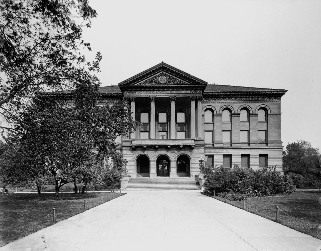 Chicago Bilimler Akademisi, Chicago, Illinois, ABD, c.1900 (s/b fotoğraf) by Barnes and Crosby