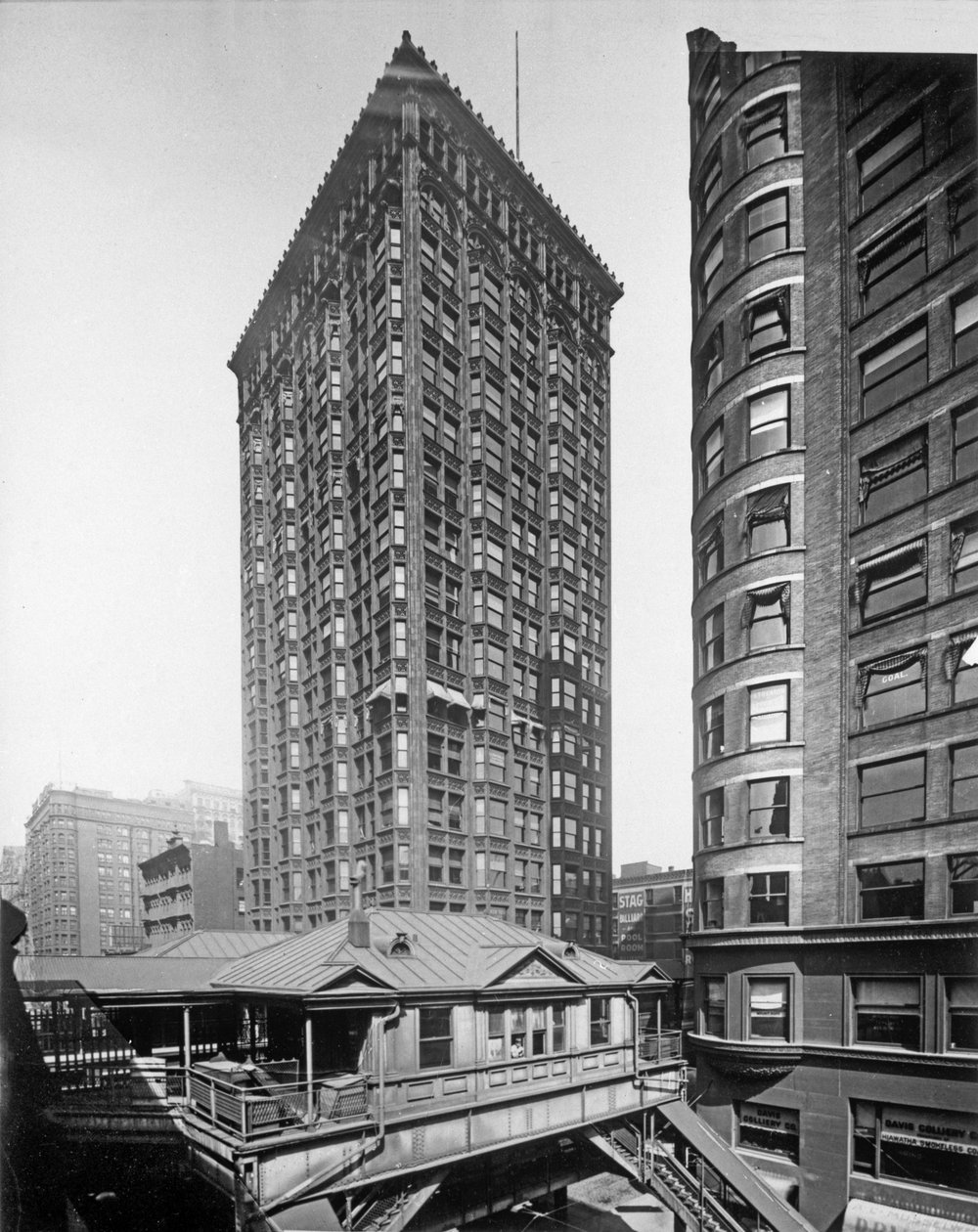 Fisher Building, Chicago, Illinois, ABD, 1896 dolayları (s/b fotoğraf) by Barnes and Crosby