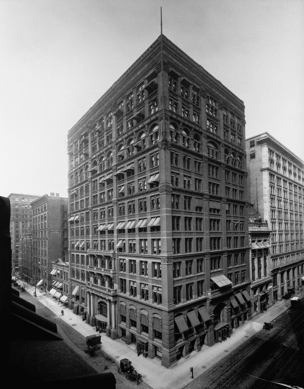 Home Insurance Building, Chicago, Illinois, ABD, c.1905 (s/b fotoğraf) by Barnes and Crosby