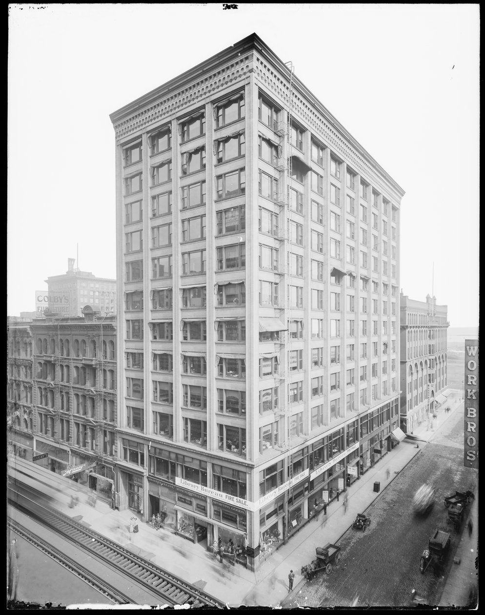 Powers Building, Chicago, Illinois, ABD, c.1903 (s/b fotoğraf) by Barnes and Crosby