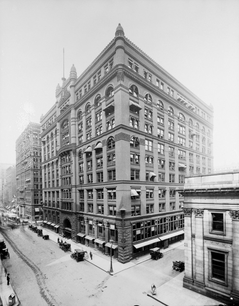 Rookery Binası, Chicago, Illinois, ABD, 1905 dolayları (s/b fotoğraf) by Barnes and Crosby