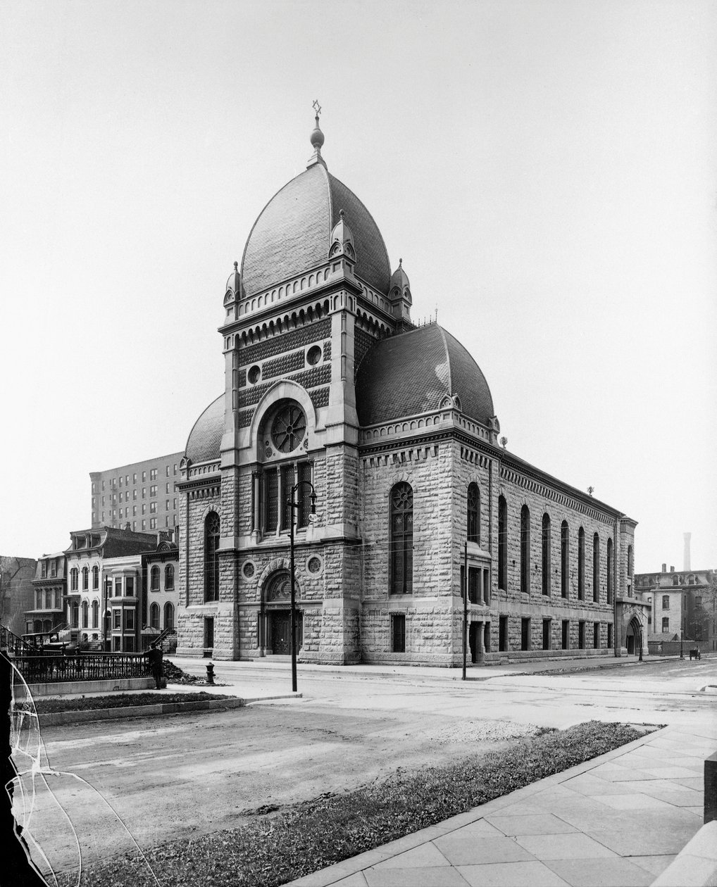 Sinai Cemaati, Chicago, Illinois, ABD, c.1900 (s/b fotoğraf) by Barnes and Crosby