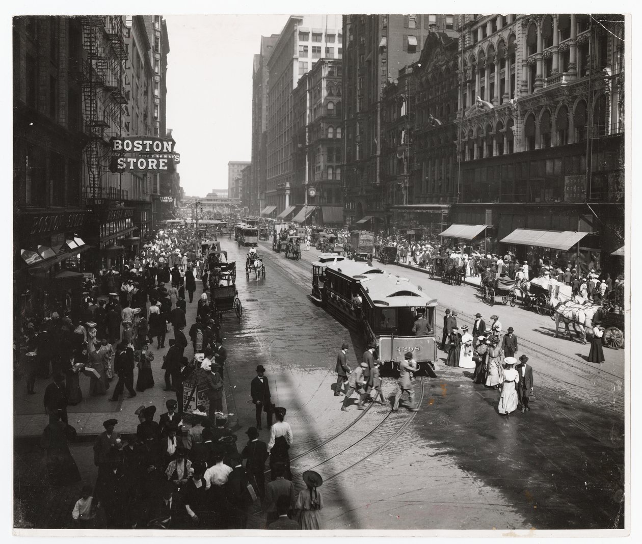 State Street, Chicago, Illinois, ABD, c.1905 (s/b fotoğraf) by Barnes and Crosby
