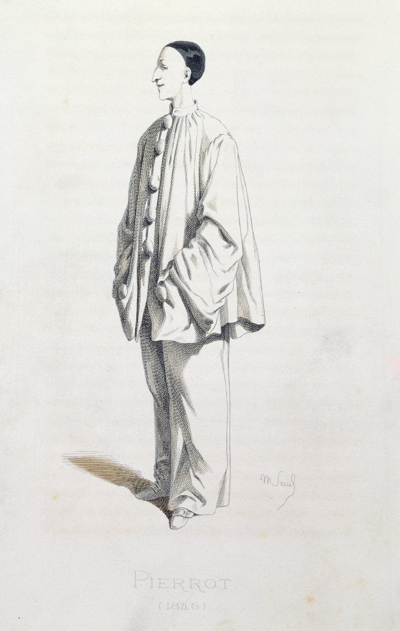Pierrot, sanatçı tarafından 