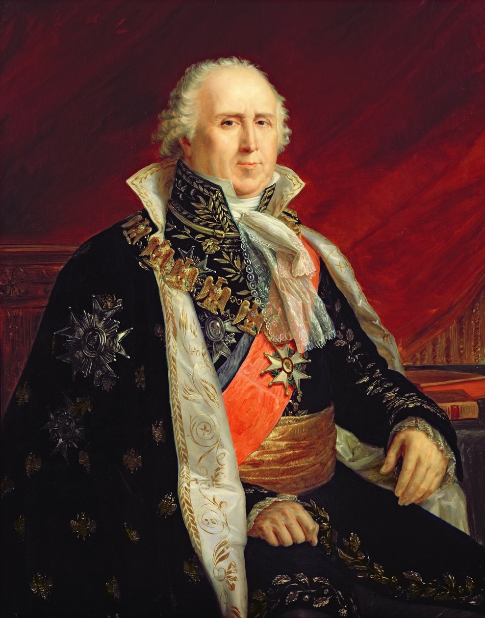 Charles-Francois Lebrun (1739-1824) İmparatorluk Baş Hazinedarı Kostümüyle Plaisance Dükü by Baron François Pascal Simon Gérard