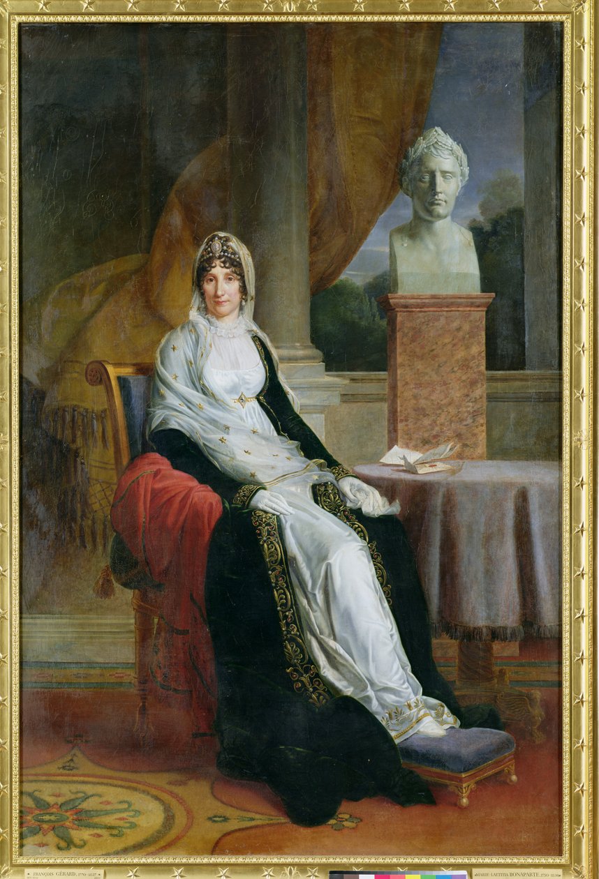 Marie-Laetitia Ramolino (1750-1836) 1803 by Baron François Pascal Simon Gérard