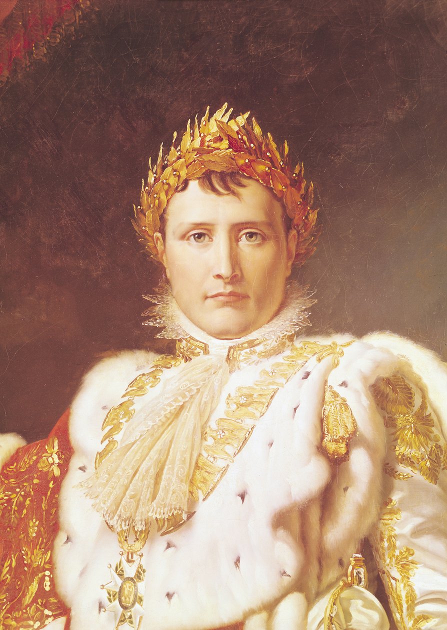 Napolyon I (1769-1821), Coronation Robes, c.1804 (57327 detayı) by Baron François Pascal Simon Gérard