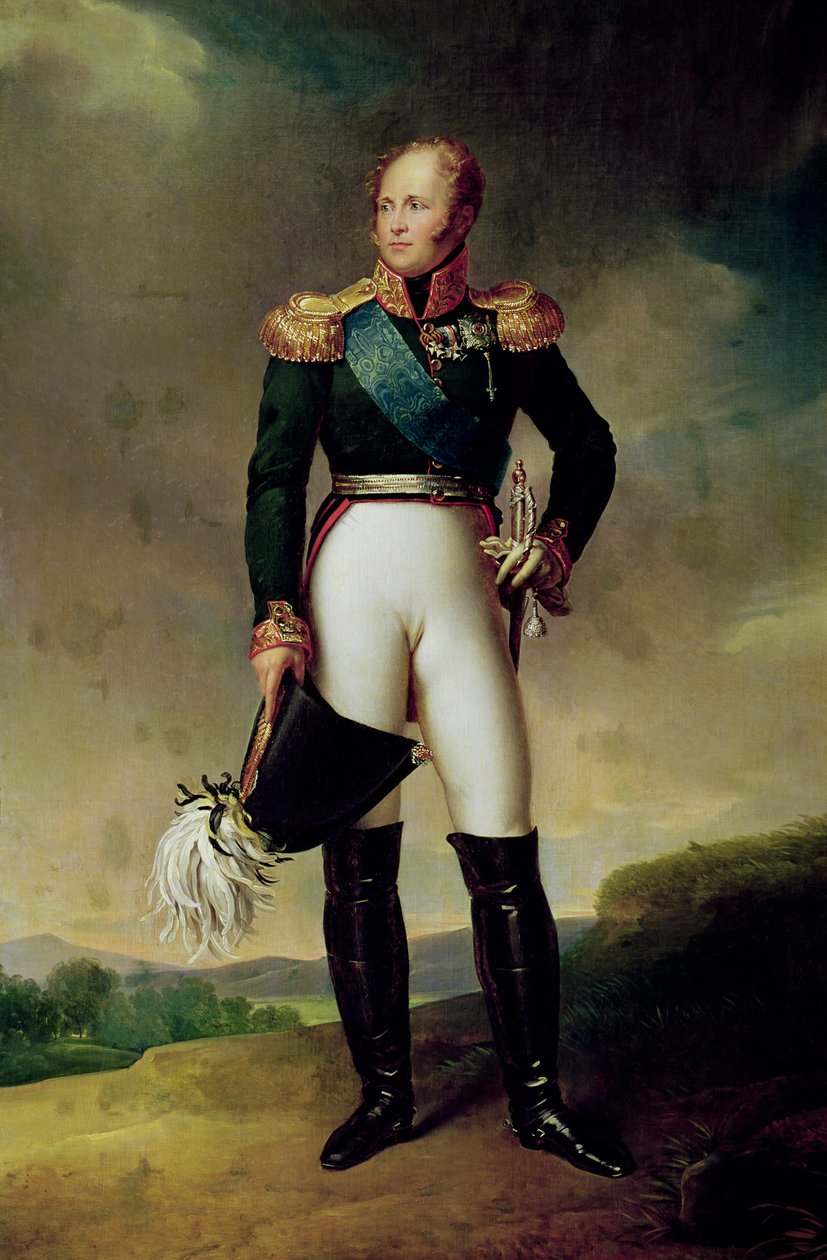 Portrait of Alexander I (1777-1825) 1814  by Baron François Pascal Simon Gérard