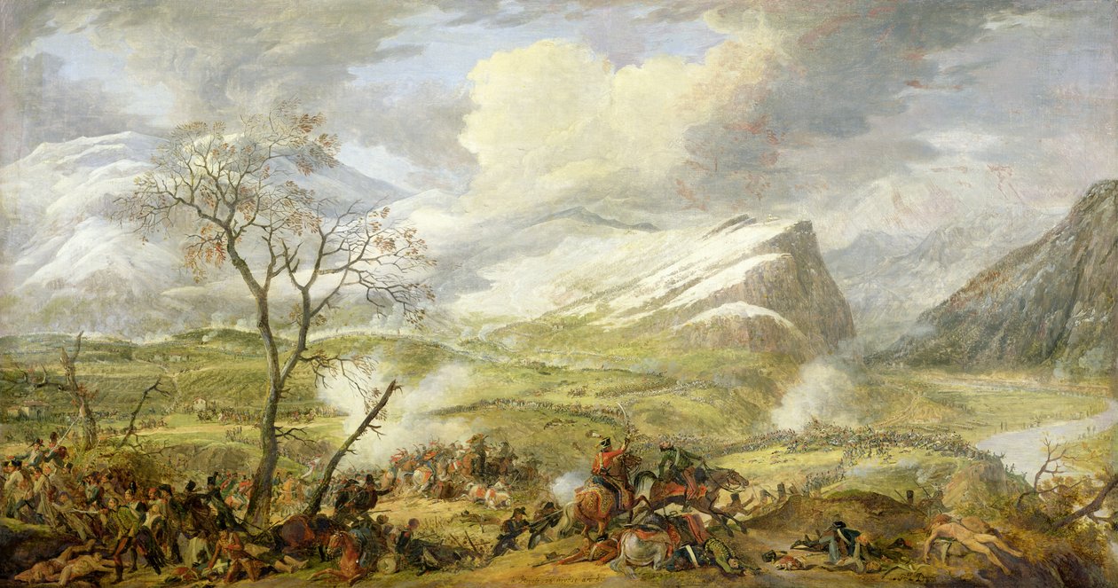 14 Ocak 1797 Rivoli Savaşı by Baron Louis Albert Bacler d