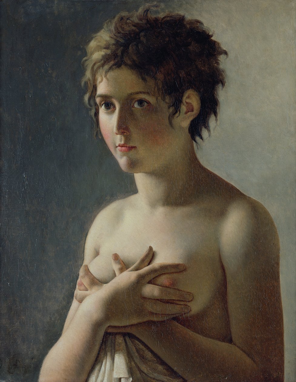 Genç Bir Kızın Portresi, 1812 by Baron Pierre Narcisse Guerin