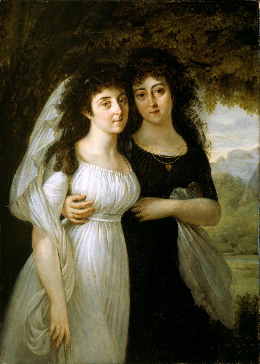 Maistre Kızkardeşlerin Portresi by Baron Antoine Jean Gros