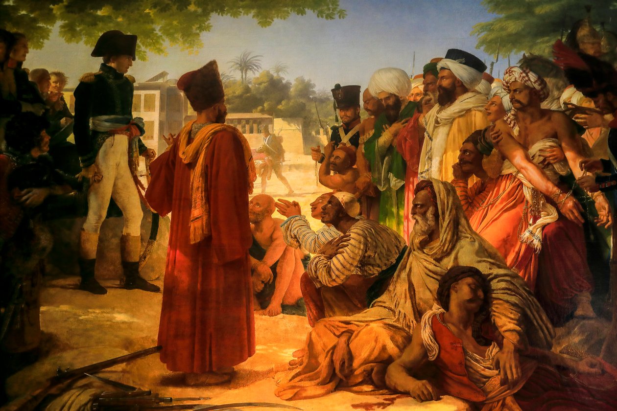 General Bonaparte, 1798'de Kahire'deki isyancıları süslüyor. 1808 (tuval üzerine yağlıboya) by Baron Pierre Narcisse Guerin