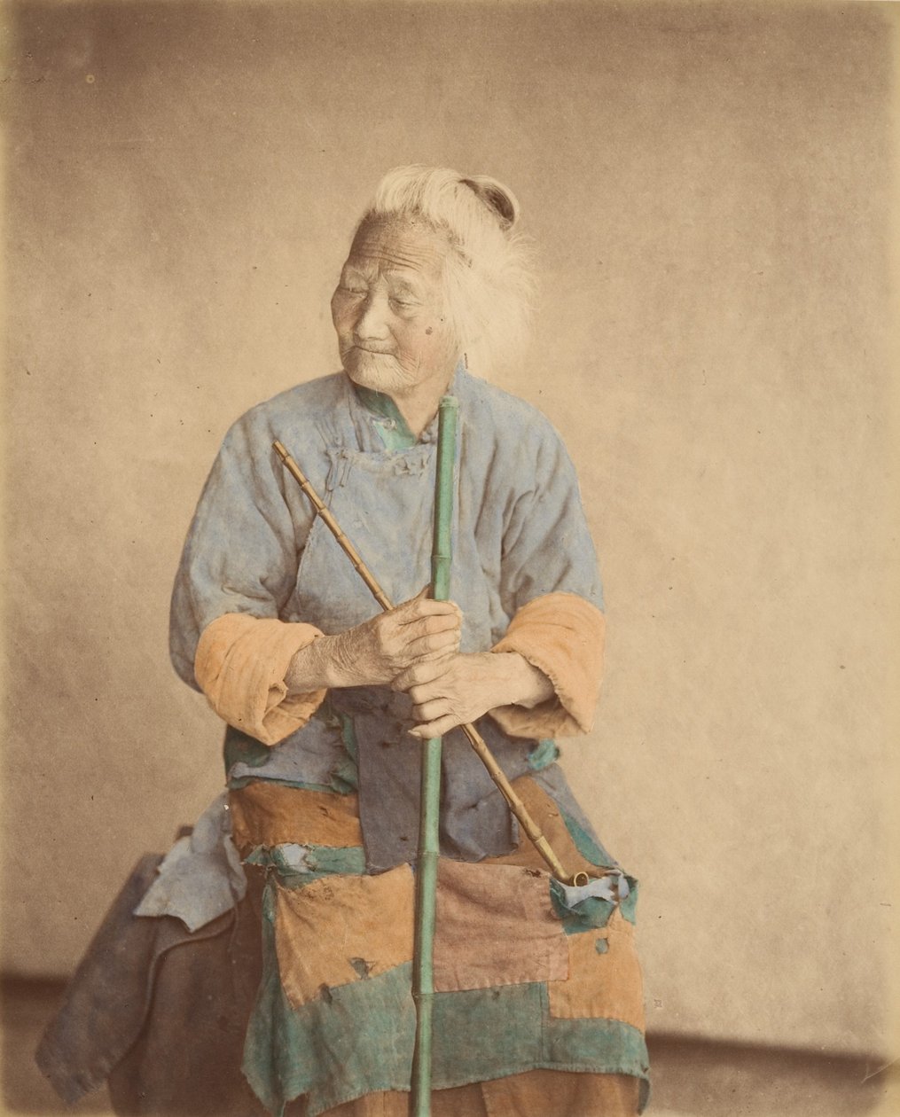 Yaşlı dilenci, 1870